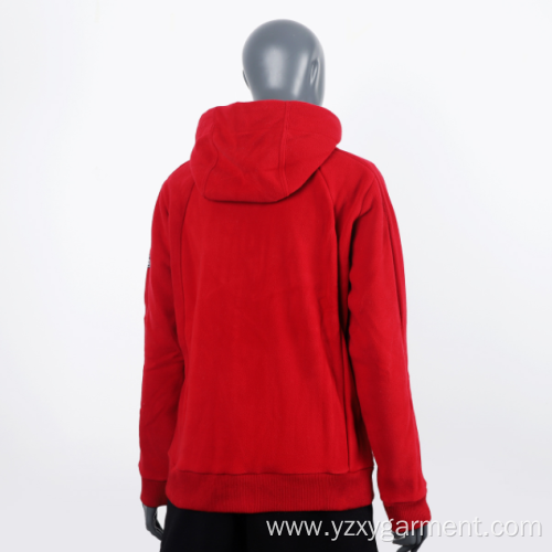 Red Women's Hooded Sweater
